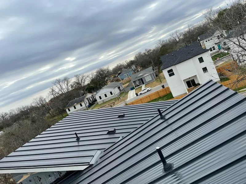 Standing seam metal roof panels with vents for Skylight Repair in Camp Hill